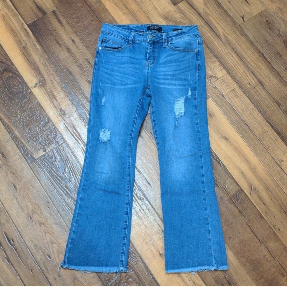 Judy Blue Relaxed Crop Flare Jeans Women's 28